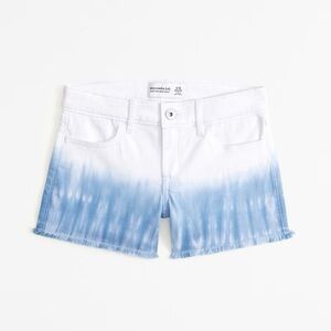 Abercrombie kids mid rise midi short 💙🤍